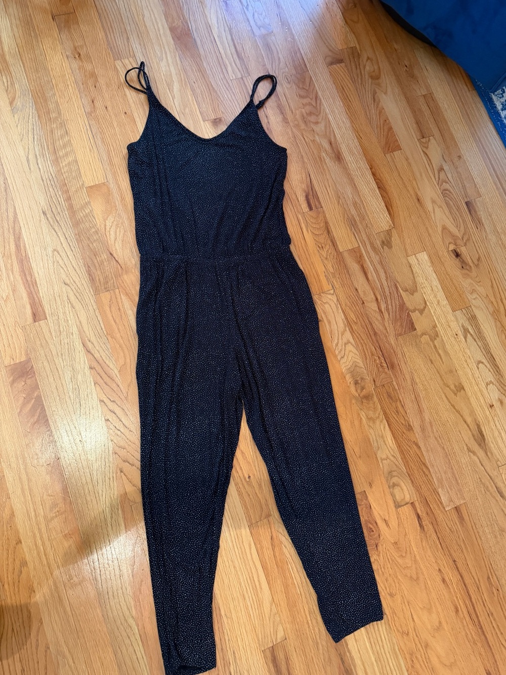 Sleeveless Black Sparkle Jumpsuit- Elegant Evening Style
